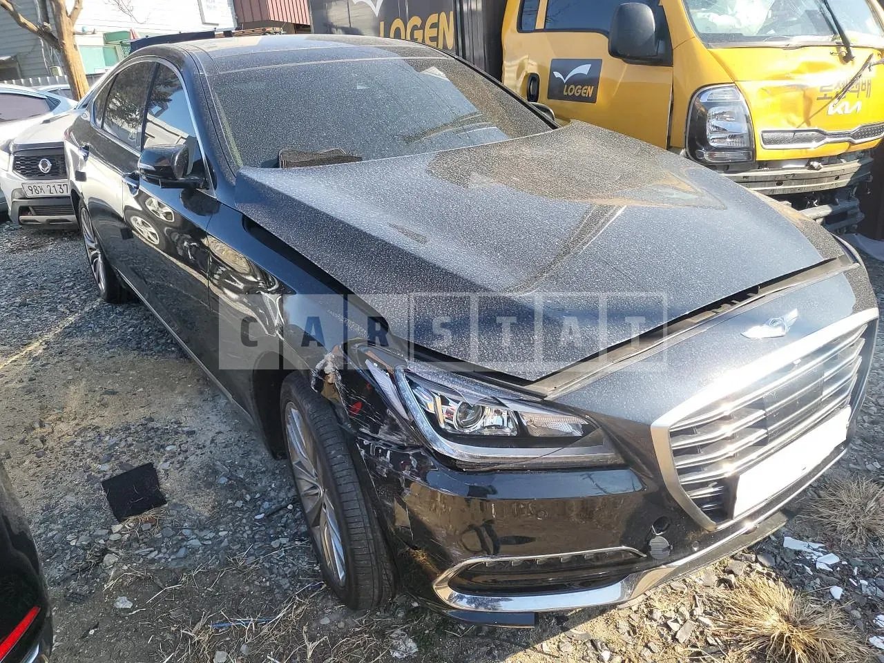 Photo 2 of 32: 2016 Hyundai Genesis G80, VIN KMHGM41DDHU184478 — Korean insurance auction