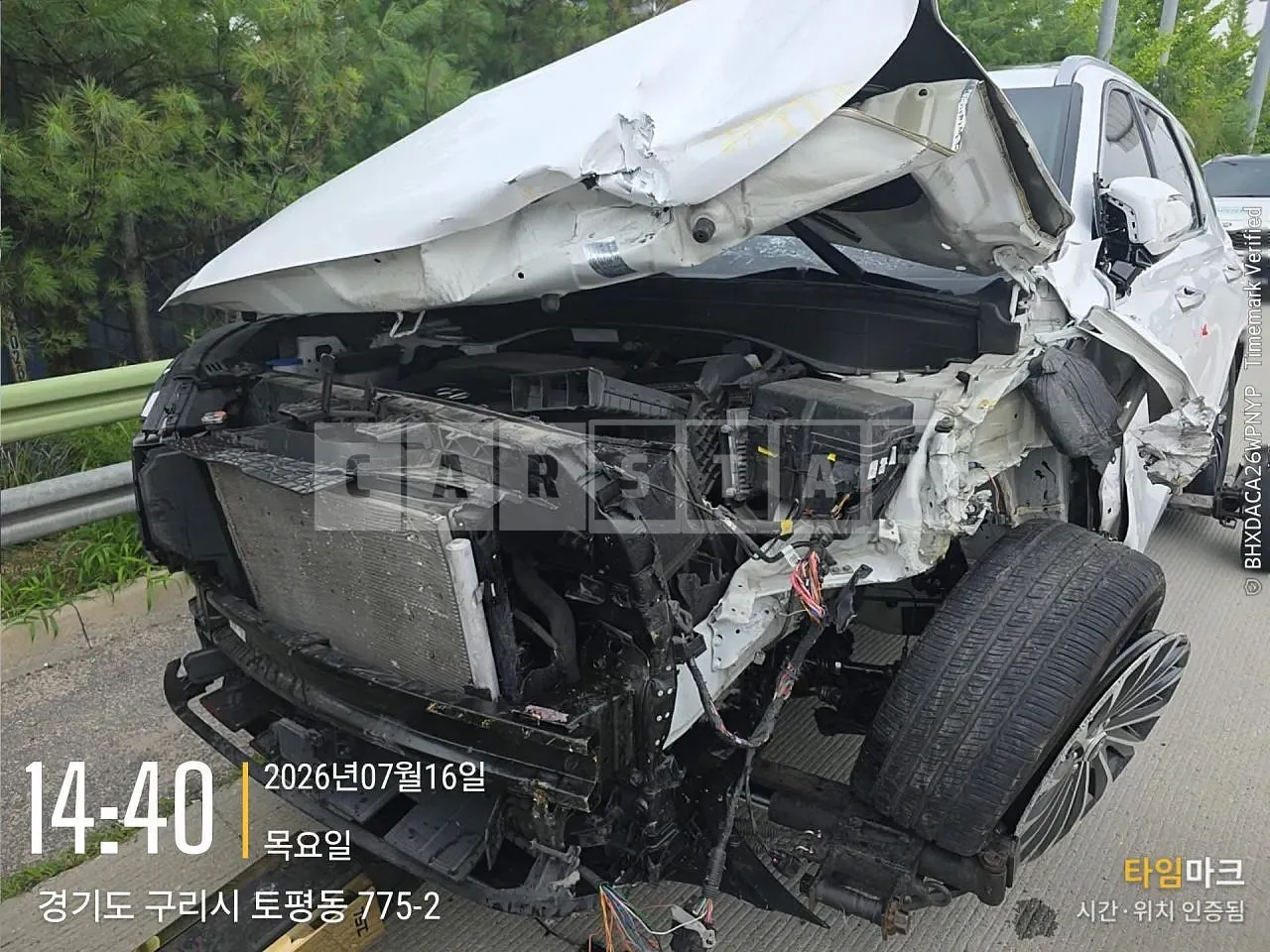 Photo 2 of 21: 2023 Hyundai Palisade, VIN KMHR581EDPU627499 — Korean insurance auction
