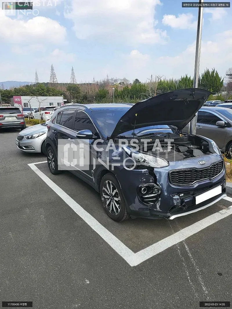 Photo 2 of 15: 2016 Kia Sportage, VIN KNAPN813BGK101752 — Korean insurance auction