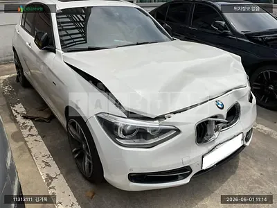 Photo 1 of 10: 2015 BMW 118d, VIN WBA1C1107FJ837764 — Korean insurance auction