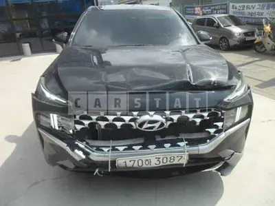 Photo 1 of 26: 2021 Hyundai Santa Fe, VIN KMHS281HGMU328317 — Korean insurance auction