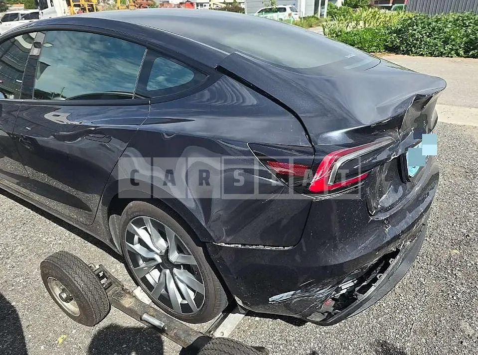 Photo 2 of 9: 2024 Tesla Model 3 Long Range, VIN LRW3E7EK8RC250662 — Korean insurance auction