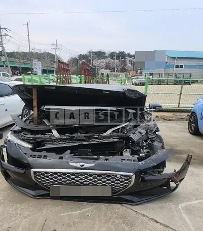 Photo 1 of 51: 2018 Genesis G70 2.0T, VIN KMTG341ADKU031859 — Korean insurance auction
