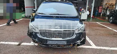 Photo 1 of 17: 2016 Kia Carnivals, VIN KNAME81ABGS220327 — Korean insurance auction