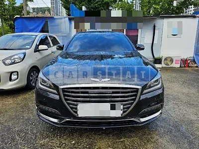 Photo 1 of 74: 2018 Genesis G80, VIN KMHGM41DBJU293840 — Korean insurance auction