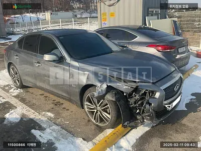 Photo 1 of 14: 2015 Infiniti Nissan Q50 2.2d, VIN JNKDV71E7FM531301 — Korean insurance auction