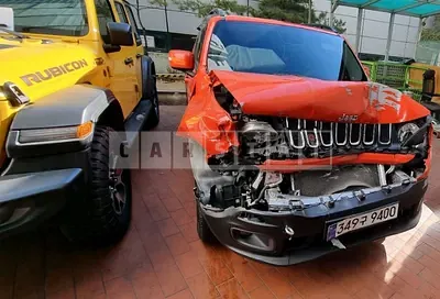 Photo 1 of 13: 2017 Jeep Zip Renegade, VIN 1C4BU0000HPG32722 — Korean insurance auction