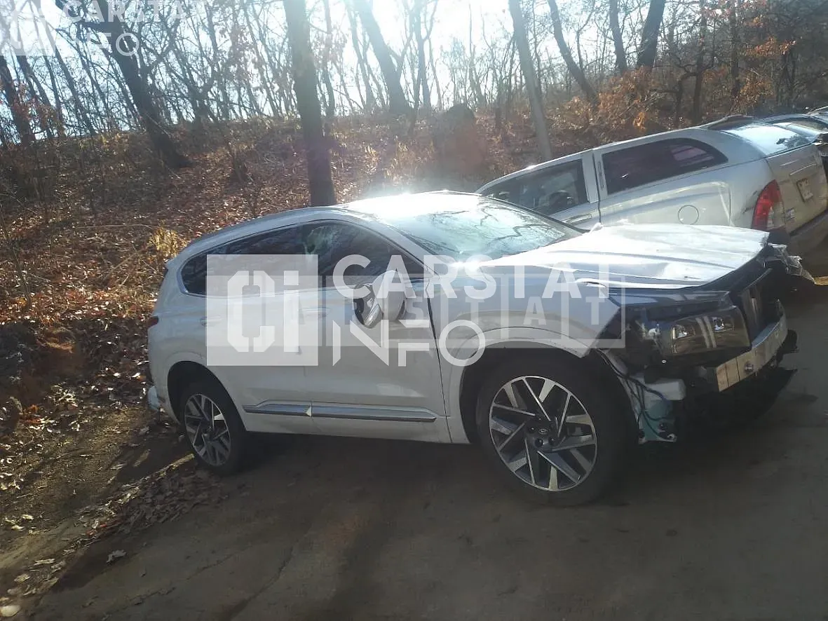 Photo 2 of 14: 2021 Hyundai Santa Fe, VIN KMHS581HHMU415024 — Korean insurance auction