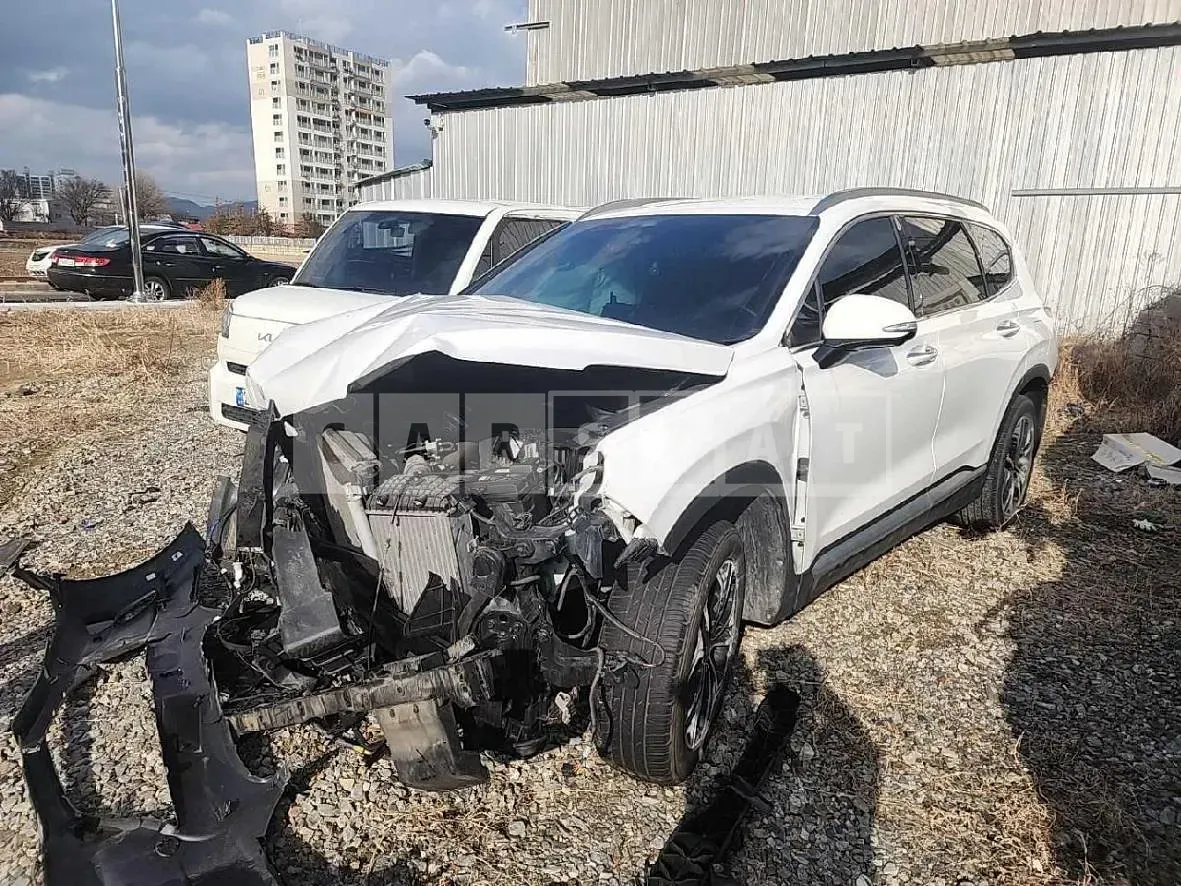 Photo 2 of 11: 2019 Hyundai Santa Fe TM, VIN KMHS381ABLU196600 — Korean insurance auction