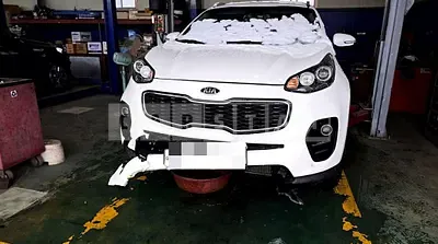 Photo 1 of 13: 2018 Kia Sportage, VIN KNAPM813BJK477169 — Korean insurance auction