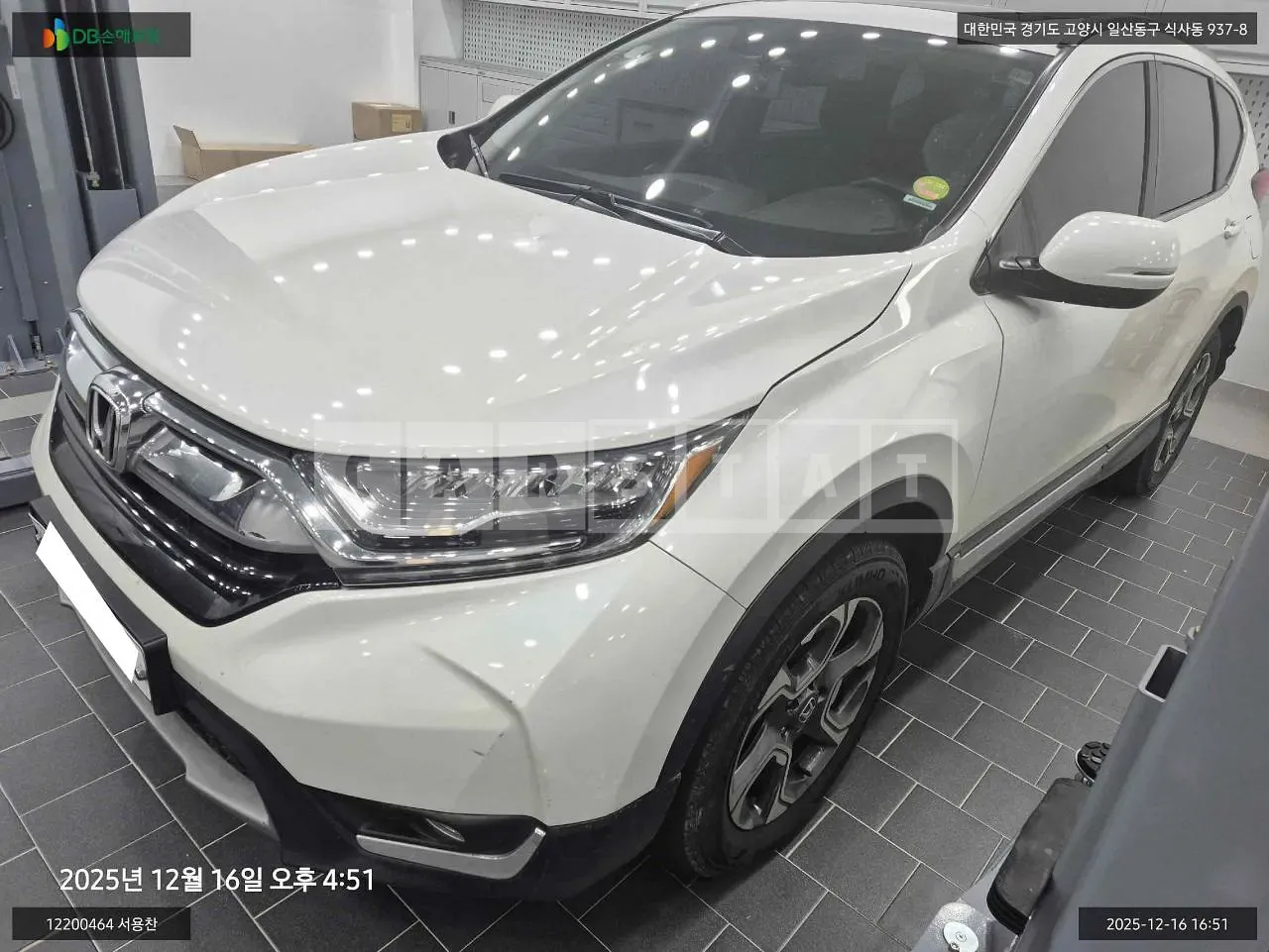 Photo 2 of 9: 2017 Honda CR-V 4WD, VIN 5J6RW2870HL520389 — Korean insurance auction