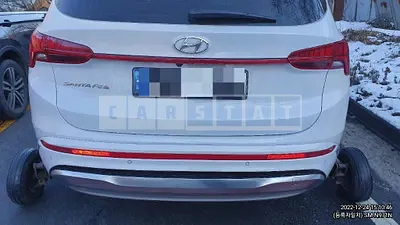 Photo 1 of 10: 2020 Hyundai Santa Fe 2.2, VIN KMHS581HGMU322831 — Korean insurance auction