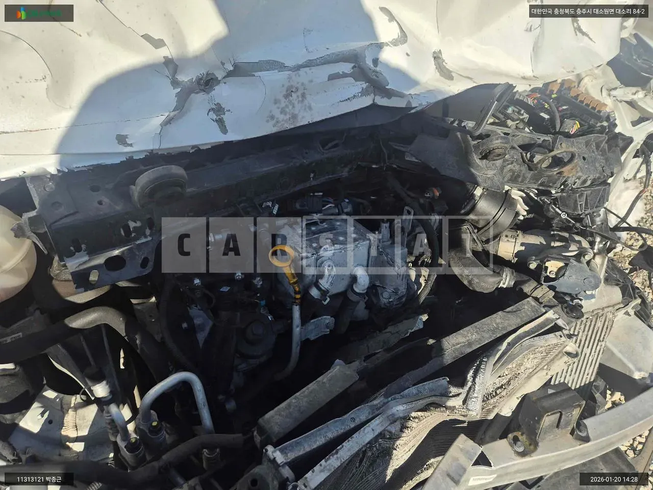 Photo 2 of 26: 2021 Hyundai Santa Fe, VIN KMHS281HHMU378994 — Korean insurance auction