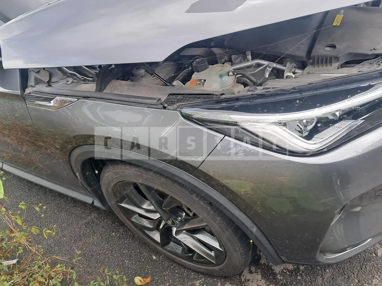 Photo 2 of 10: 2019 Infiniti QX50 2.0 AWD, VIN 3PCAJ5M33KF141880 — Korean insurance auction