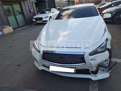 Photo 1 of 22: 2016 Infiniti Nissan Q50S Hybrid, VIN JNKAV71E2GM580197 — Korean insurance auction