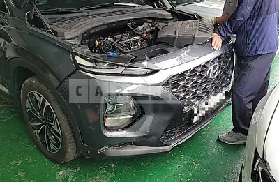 Photo 1 of 12: 2020 Hyundai Santa Fe, VIN KMHS281BBLU232398 — Korean insurance auction