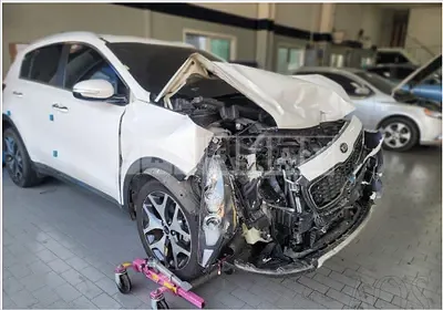 Photo 1 of 13: 2016 Kia Sportage, VIN KNAPM813BGK158043 — Korean insurance auction