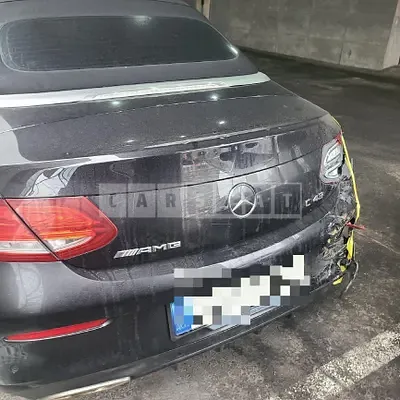 Photo 1 of 13: 2018 Mercedes-Benz C200 Cabriolet, VIN WDDWK4CB4JF750594 — Korean insurance auction