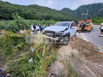 Photo 1 of 15: 2020 Hyundai Kona Electric, VIN KMHK381GFLU085363 — Korean insurance auction