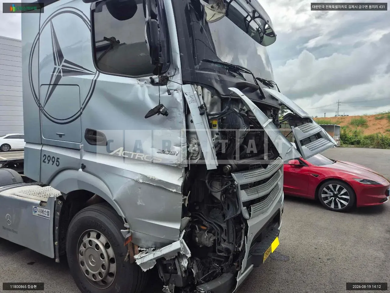 Photo 2 of 19: 2016 Mercedes-Benz Actros, VIN WDB963425H0045954 — Korean insurance auction