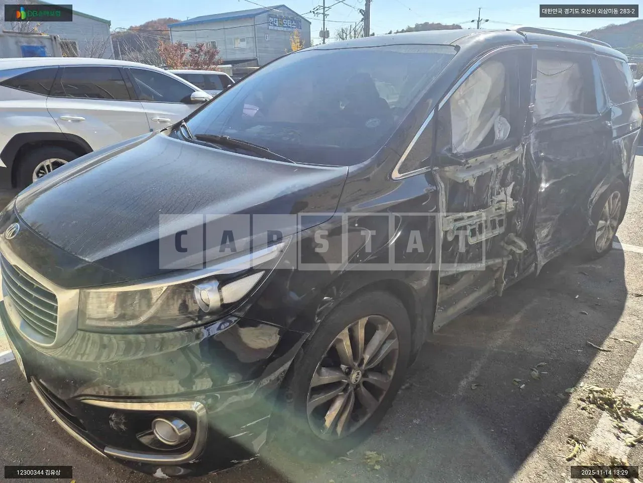 Photo 2 of 14: 2016 Kia Carnival, VIN KNAMC81ABGS237202 — Korean insurance auction