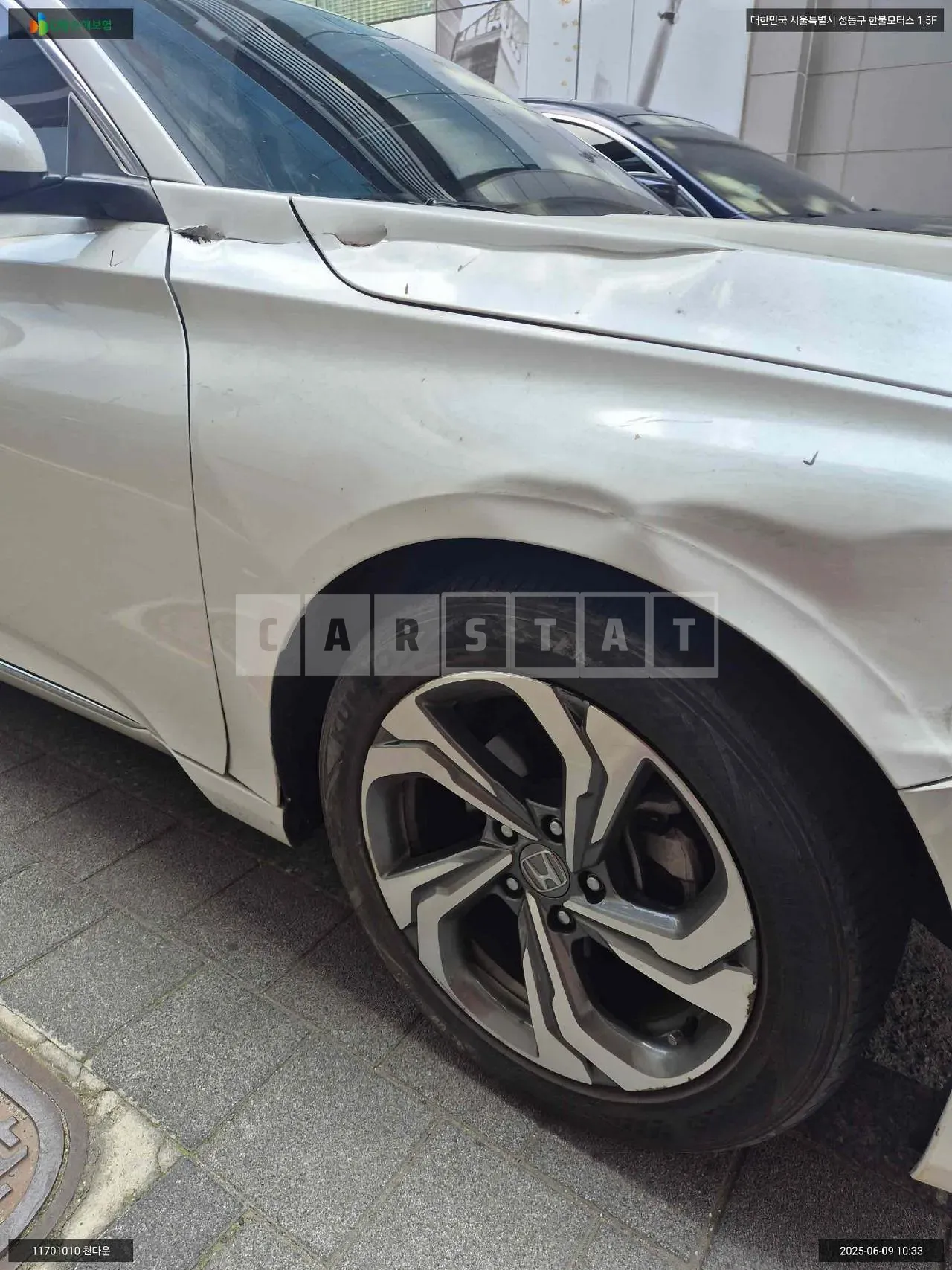 Photo 2 of 6: 2018 Honda Accord 1.5 Turbo, VIN 1HGCV1650JA511224 — Korean insurance auction