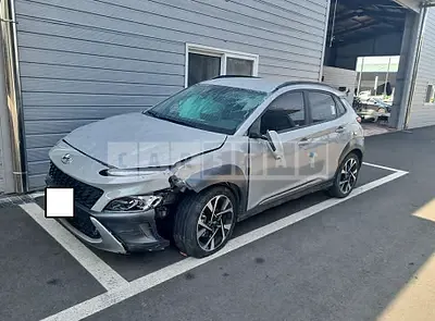 Photo 1 of 10: 2021 Hyundai Kona, VIN KMHK5813GMU668435 — Korean insurance auction