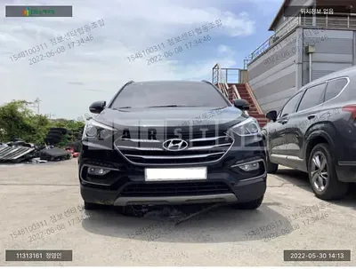 Photo 1 of 8: 2016 Hyundai Santa Fe, VIN KMHSW81UDGU675897 — Korean insurance auction