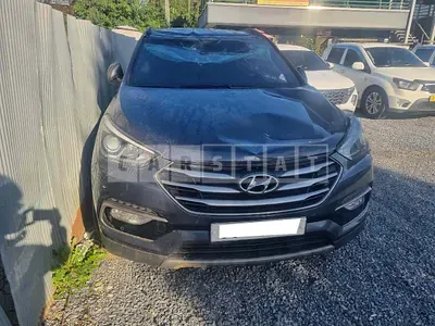 Photo 1 of 13: 2017 Hyundai Santa Fe, VIN KMHSW81UBJU816521 — Korean insurance auction