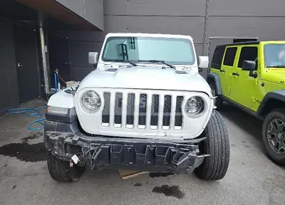Photo 1 of 41: 2022 Jeep Zip Wrangler Sahara, VIN 1C4HJXEN4NW216659 — Korean insurance auction