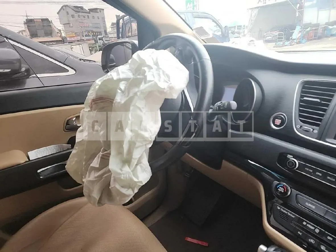 Photo 2 of 20: 2014 Kia Carnival, VIN KNAMB81ABFS044619 — Korean insurance auction