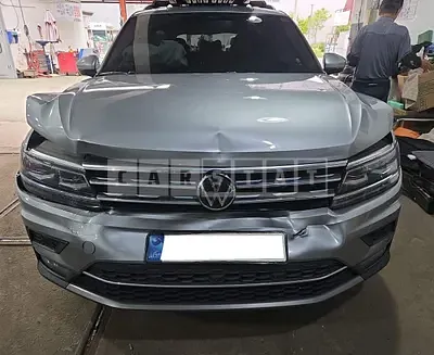 Photo 1 of 12: 2021 Volkswagen Tiguan, VIN WVGZZZ5NZLM176217 — Korean insurance auction
