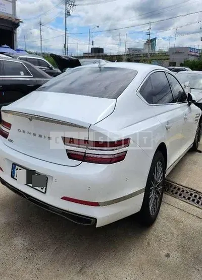 Photo 1 of 39: 2021 Genesis G80 Diesel, VIN KMTGA41BBNU120183 — Korean insurance auction