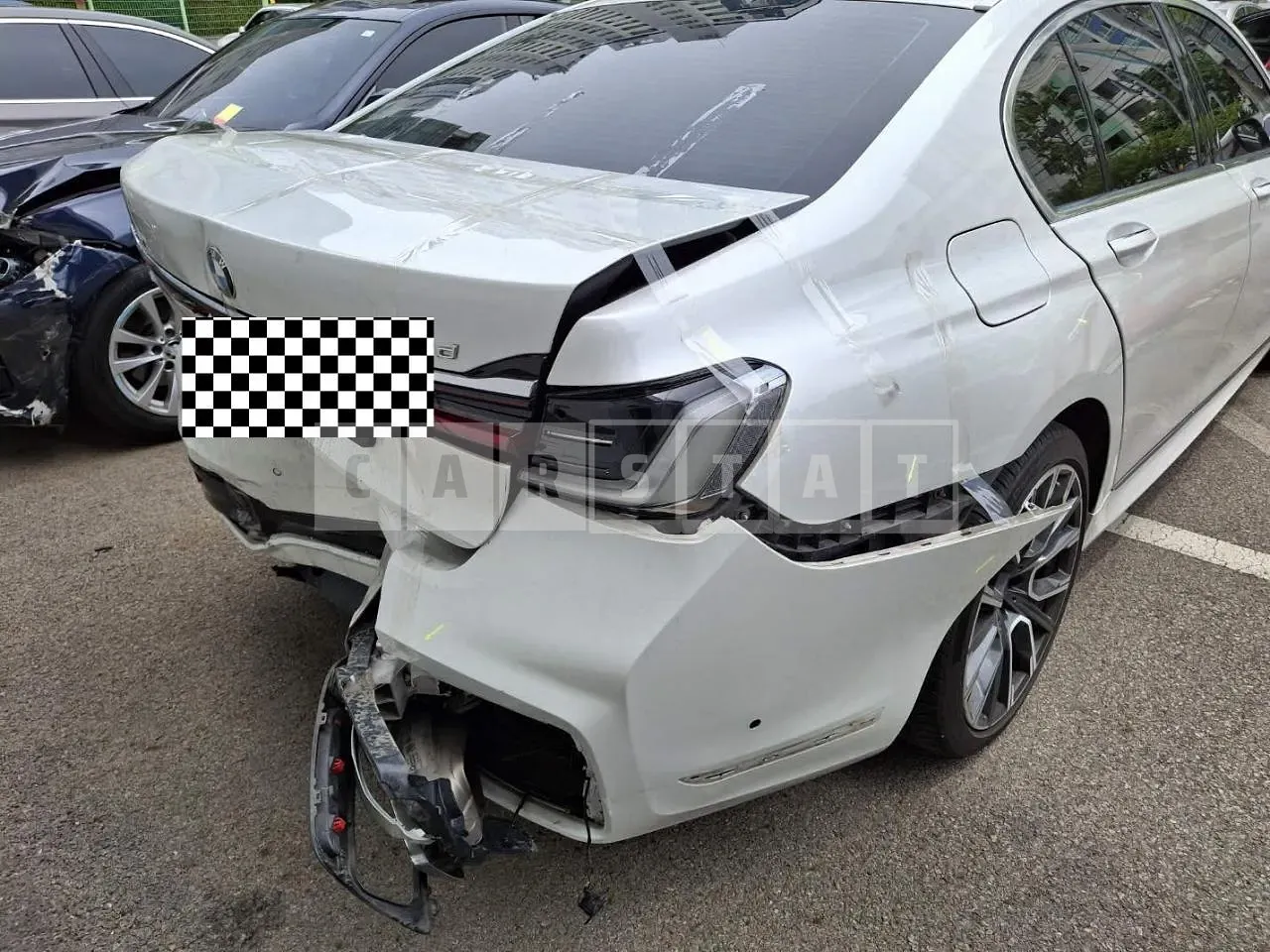 Photo 2 of 15: 2021 BMW 740d xDrive, VIN WBA7D2108MCH24424 — Korean insurance auction