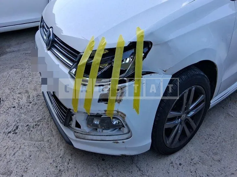 Photo 2 of 5: 2015 Volkswagen Polo 5 FL 1.4 TDI BMT — Korean insurance auction