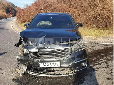 Photo 2 of 8: 2016 Kia Carnival, VIN KNAMB81ABGS244026 — Korean insurance auction