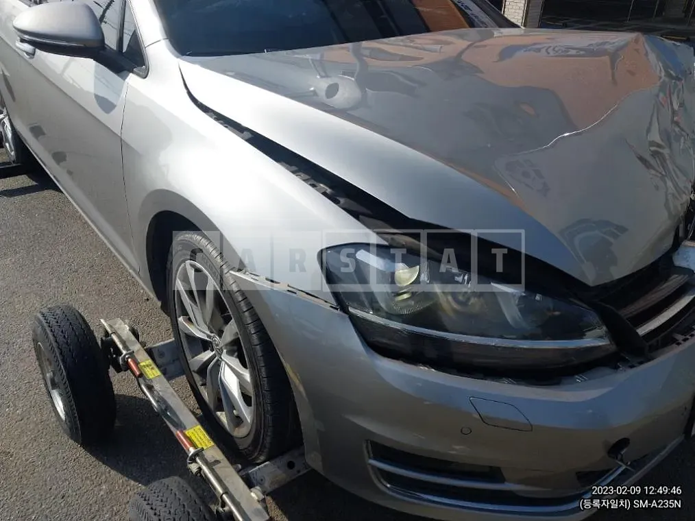Photo 2 of 13: 2015 Volkswagen Golf 2.0 TDI BMT, VIN WVWZZZAUZGW031837 — Korean insurance auction