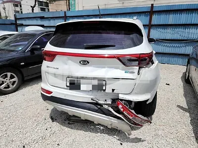 Photo 1 of 10: 2016 Kia Sportage, VIN KNAPM813BGK143519 — Korean insurance auction