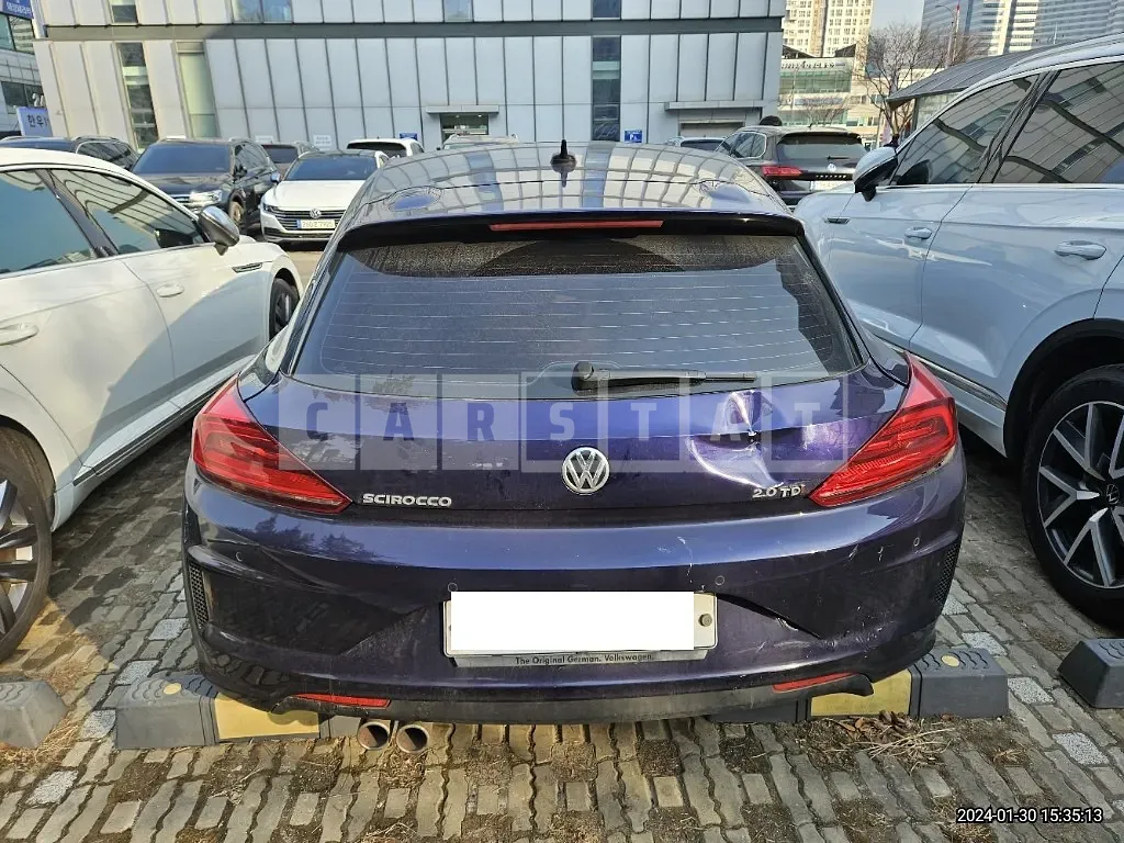 Photo 2 of 50: 2015 Volkswagen Scirocco 2.0 TDI R-Line, VIN WVWZZZ13ZFV013935 — Korean insurance auction