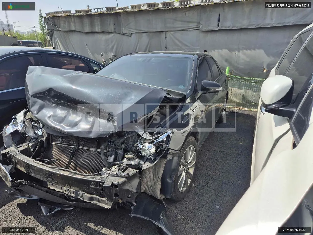 Photo 2 of 12: 2017 Toyota Camry Hybrid LE, VIN 4T1BD1FK0HU217916 — Korean insurance auction