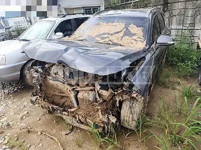 Photo 1 of 12: 2018 Hyundai Santa Fe TM, VIN KMHS381BBKU118344 — Korean insurance auction