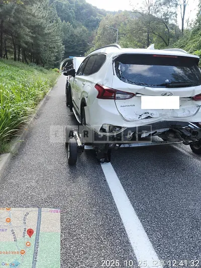 Photo 1 of 22: 2019 Hyundai Santa Fe, VIN KMHS381BBLU207976 — Korean insurance auction