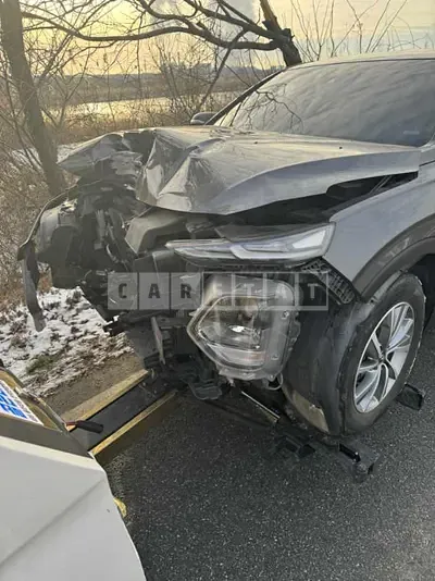 Photo 1 of 11: 2019 Hyundai Santa Fe, VIN KMHS281BBKU024186 — Korean insurance auction
