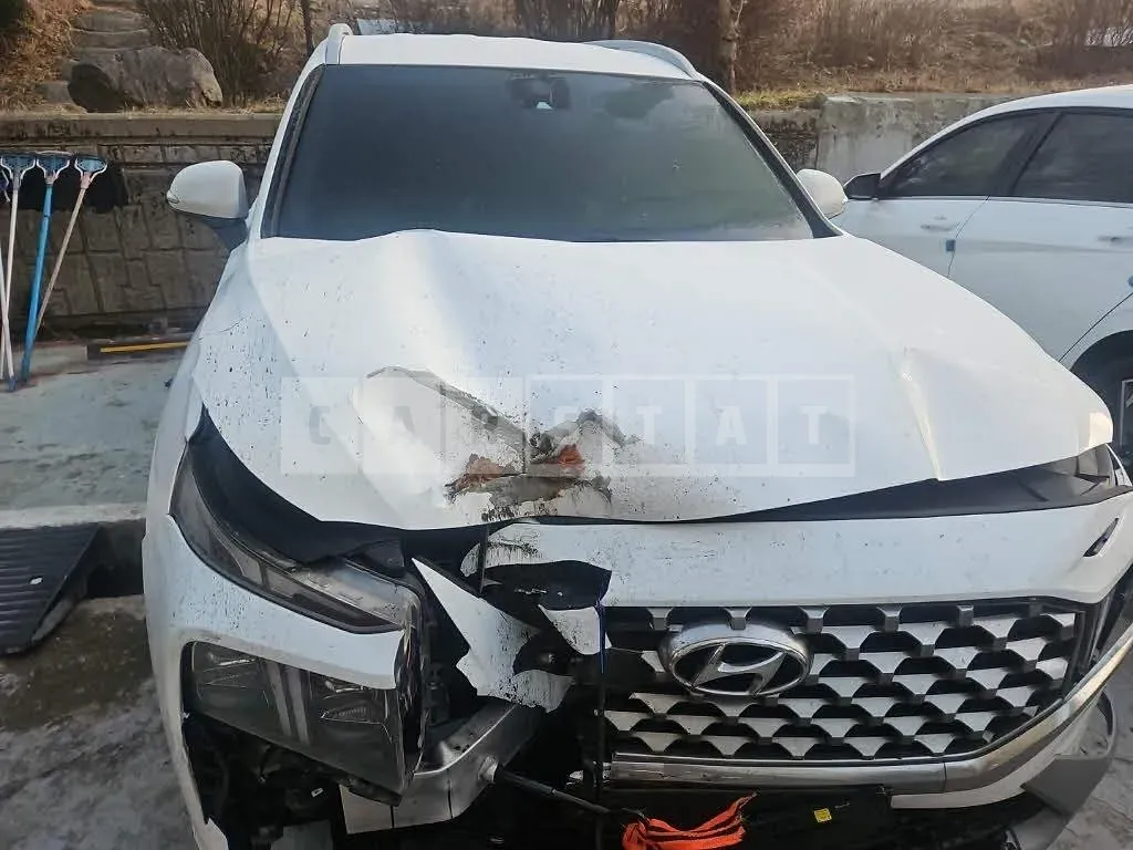 Photo 2 of 23: 2021 Hyundai Santa Fe, VIN KMHS381HGMU412104 — Korean insurance auction