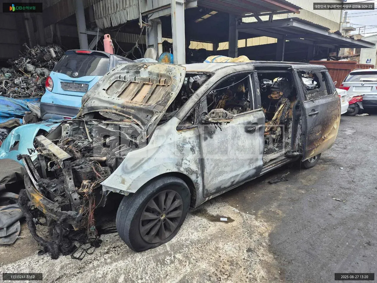 Photo 2 of 8: 2015 Kia Carnival, VIN KNHMF37ABGS109378 — Korean insurance auction