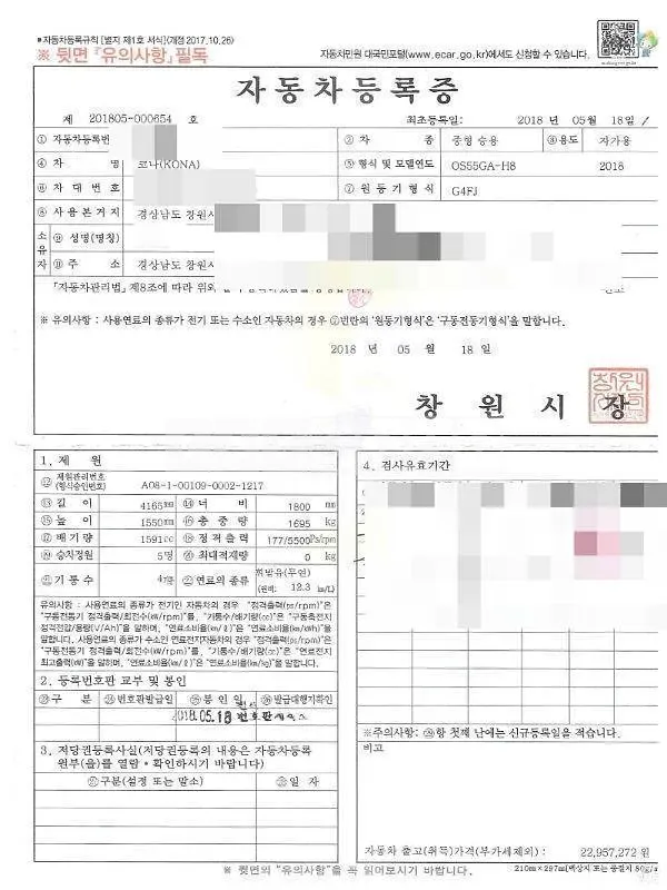 Photo 2 of 38: 2018 Hyundai Kona — Korean insurance auction
