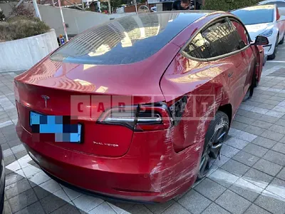 Photo 1 of 49: 2022 Tesla Model 3 Long Range, VIN 5YJ3E1EB4NF305847 — Korean insurance auction