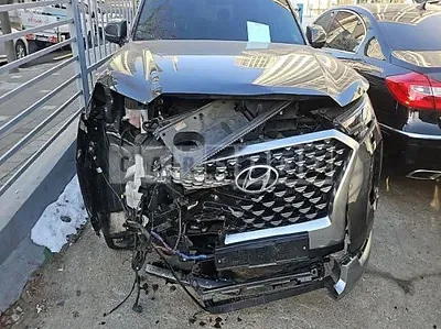 Photo 1 of 26: 2021 Hyundai Palisade, VIN KMHR581ABMU226252 — Korean insurance auction