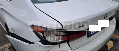 Photo 1 of 12: 2021 BMW 530i xDrive, VIN WBA31BJ03MCE96985 — Korean insurance auction