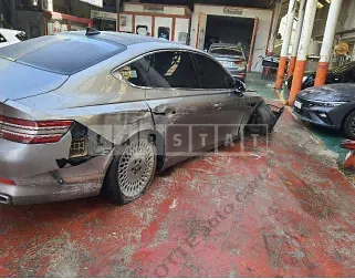 Photo 2 of 19: 2021 Genesis G80 2.5T, VIN KMTGB41CDMU024030 — Korean insurance auction
